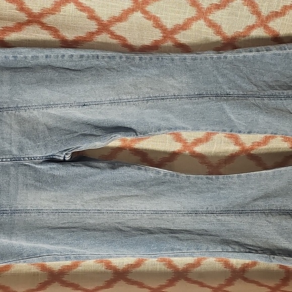 Women's Blue Flared Jeans - Picture 3 of 7